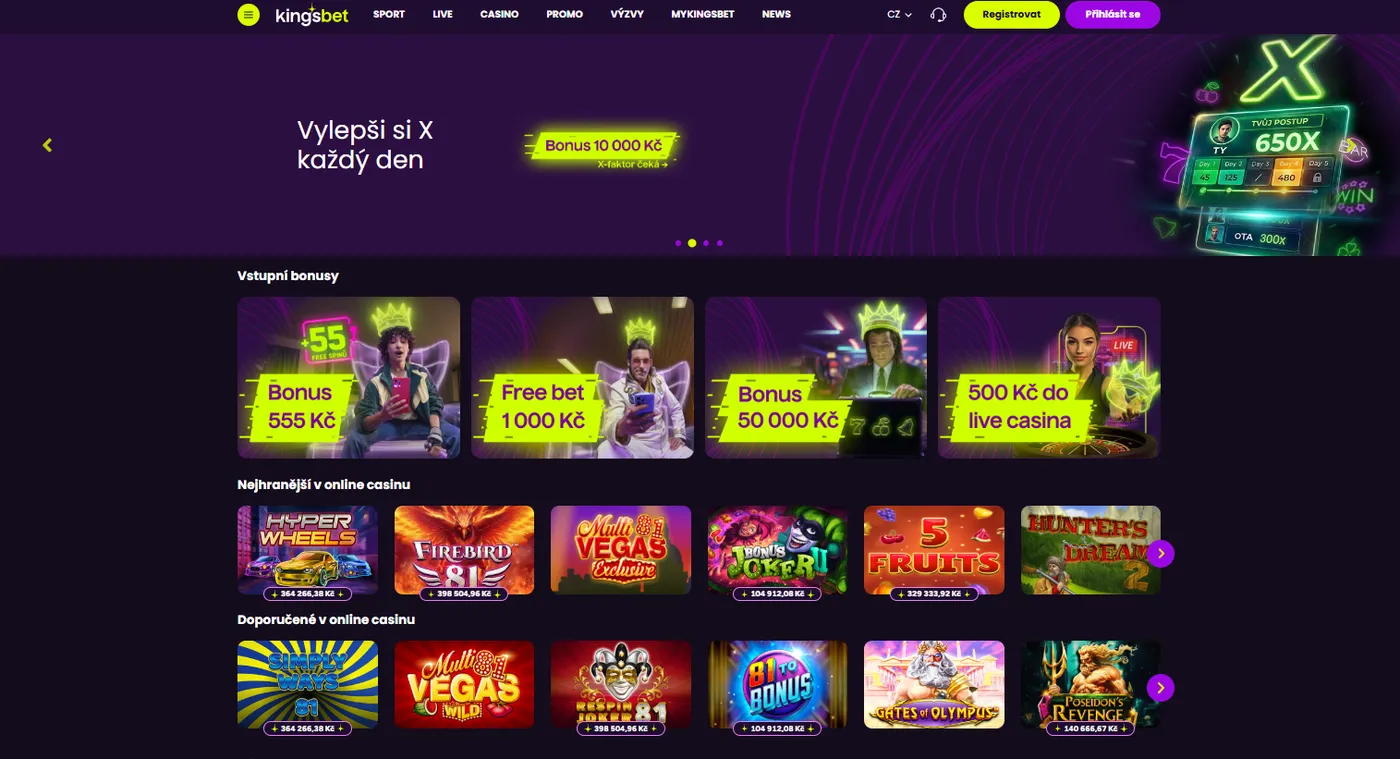 Nové české online casino bonus za registraci – základní vysvětlení